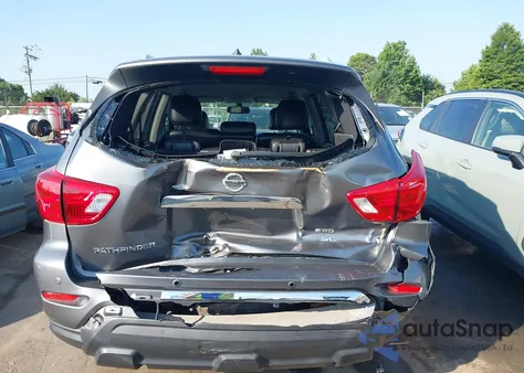 2018 Nissan Pathfinder Sl из США, поврежденный, VIN 5N1DR2MM8JC637360